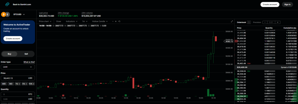 Gemini-trading-view